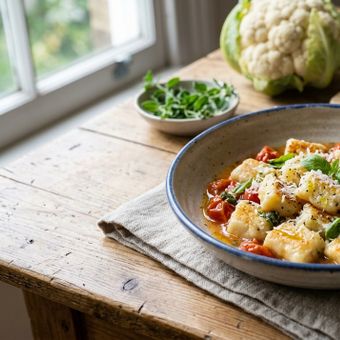 Featured mobile: Nutricionistas concordam: “O nhoque mais leve não leva batata, mas é feito com 300 g de couve-flor e ricota”