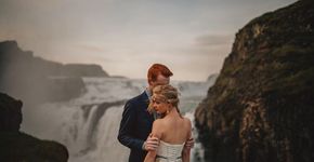 Casal realiza suas fotos de casamento nas belíssimas paisagens da Islândia