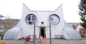 Die Katze: a escola em forma de gato