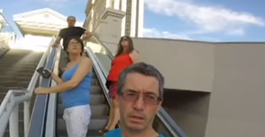 Sem querer, pai atrapalhado filma suas férias com a GoPro ao contrário