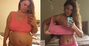 Mulher tira uma selfie por dia e registra perda de 57kg