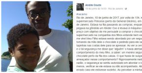 Pai de menino que sofreu racismo no RJ desabafa: ‘é inaceitável’