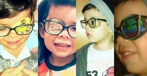 Mãe faz desenhos para deixar divertidos <br>os tampões do filho