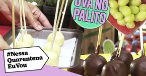 UVA NO PALITO | Sobremesa divertida e prática!