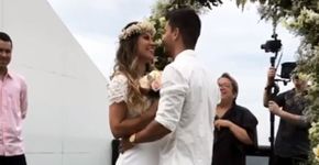 De surpresa, Mayra Cardi se casa com Arthur Aguiar no Rio