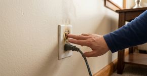 Um eletricista ensina como identificar a tomada que está esquentando com uma técnica simples e sem abrir a parede