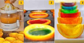 Sirva gelatina de um jeito especial: na casca de laranja