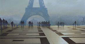 Artista retrata através de pinturas em aquarela a beleza de Paris
