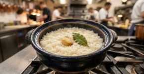 Juanjo López, chef: o arroz branco não deve ser feito apenas com água, mas com 3 dentes de alho, 2 folhas de louro e caldo