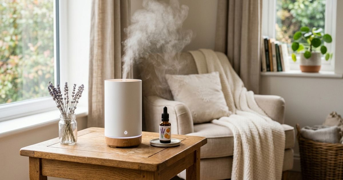 O truque simples que faz o umidificador funcionar como um aromatizador de ambientes fácil e econômico