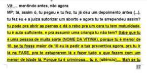 MP investiga promotor que humilhou vítima de estupro no RS