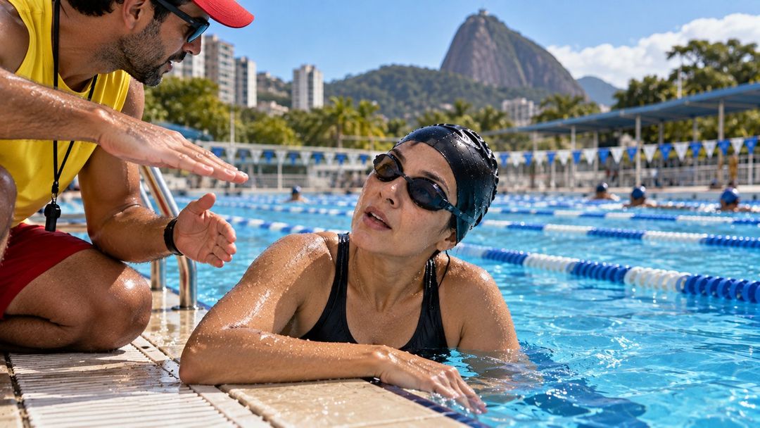 Regularidade e técnica influenciam os benefícios conquistados na piscina.