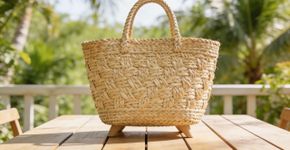 Como usar a bolsa de ráfia no verão para garantir um visual extremamente elegante e leve