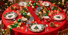 Nada de toalhas de mesa vermelhas nem guardanapos verdes no Natal: A nova tendência para 2025, mais prática e elegante