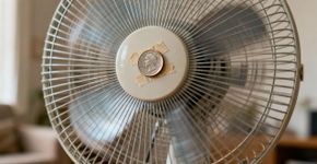 O truque da moeda para deixar o ventilador mais silencioso