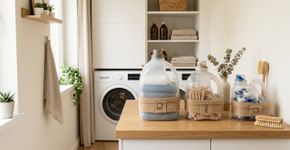 Não descarte potes de sorvete usados, eles podem ser muito úteis: 3 ideias finlandesas simples para reaproveitá los e deixar sua área de serviço mais organizada