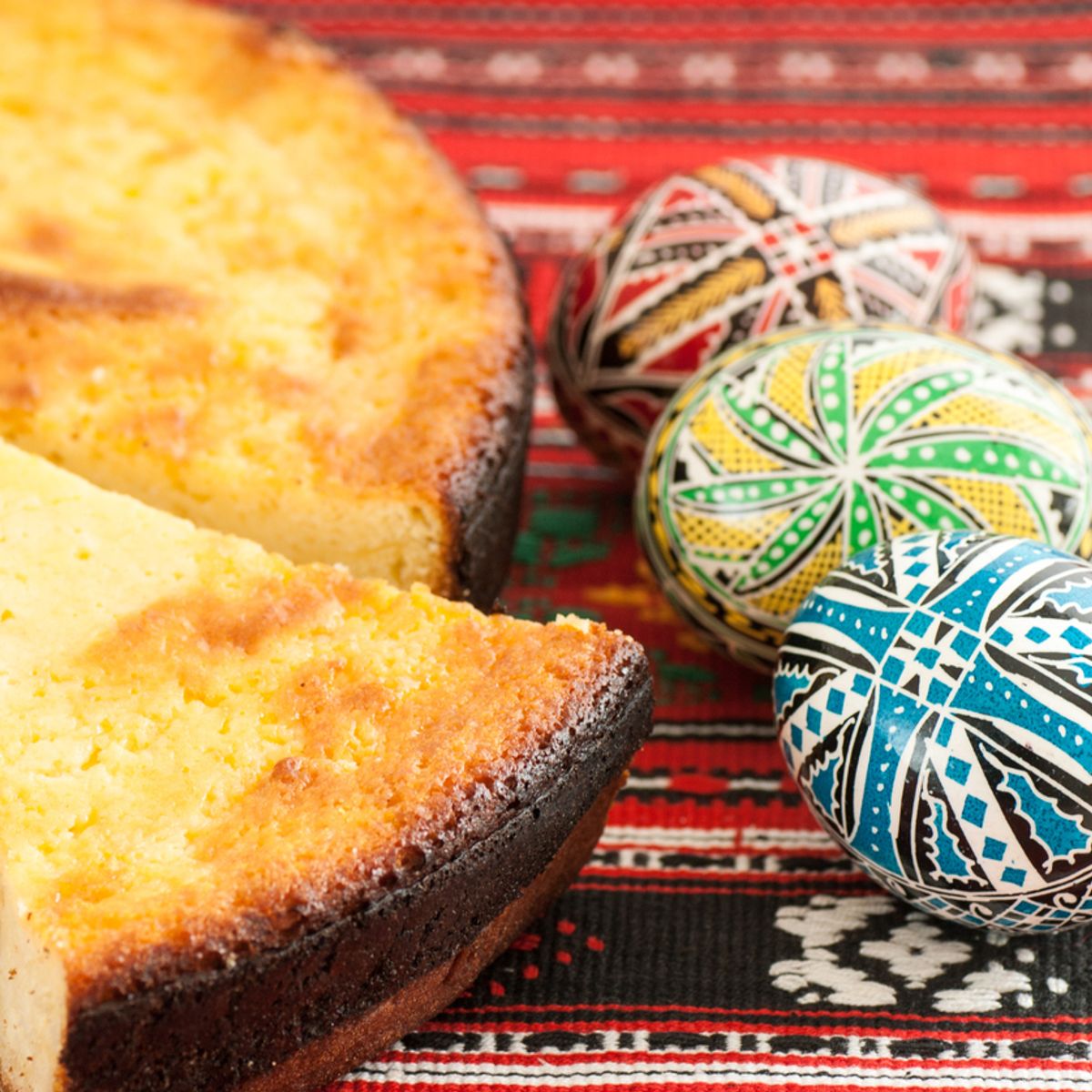 Um bolo de pão de queijo irresistível