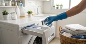 Colocar vinagre branco na máquina de lavar antes de iniciar o ciclo: por que é recomendado e para que serve