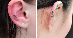Tatuagens na hélice da orelha fazem sucesso no Instagram