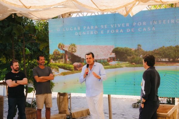 Cerimônia de lançamento do Anantara Preá Ceará Resort