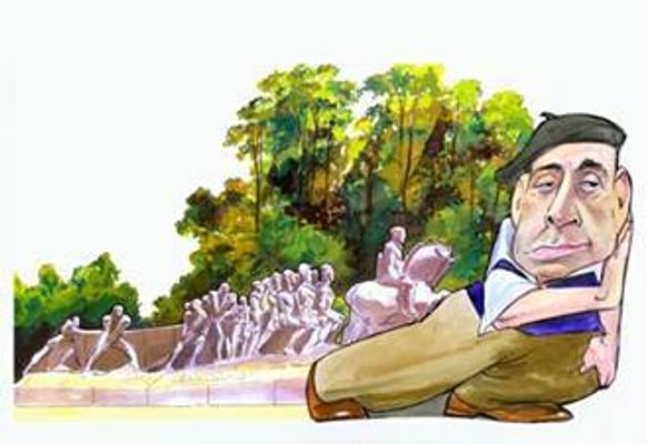 Caricatura - divulgação Assessoria de Imprensa da Caixa Cultural São Paulo