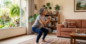 Os 3 melhores exercícios para quem quer ganhar massa muscular sem sair de casa aos 40+