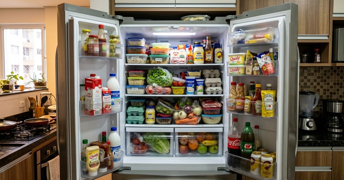 Pesquisadores explicam por que encher demais a geladeira pode reduzir sua eficiência