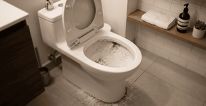 Adicione sal grosso no vaso sanitário à noite: Um método inteligente para eliminar fungos e manchas escuras do rejunte