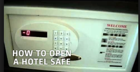Vídeos mostram como é fácil abrir cofres de hotel