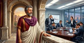 Marco Aurélio, o imperador romano e filósofo, reforça desde 170 d.C.: “A felicidade da sua vida depende da qualidade dos seus pensamentos”