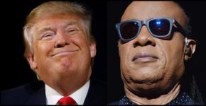 Stevie Wonder diz ‘Votar no Trump é como me pedir pra dirigir’