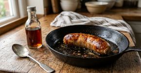 Por que colocar um pouco de vinagre na água do cozimento da linguiça ajuda a evitar que ela estoure