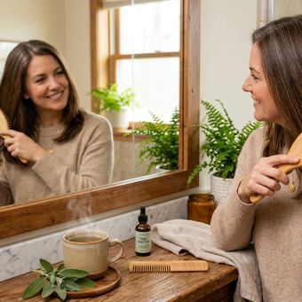 Featured mobile: Chega de estragar o cabelo com química: só uma colher disso basta para sumir com os fios brancos antes da hora