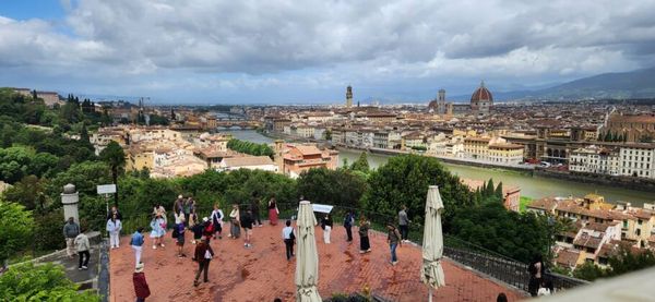 Vista panorâmica de Florença do mirante da Piazzale Michelangelo