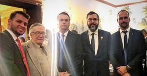 Guru de Bolsonaro xinga Rodrigo Maia com imagem de sexo anal