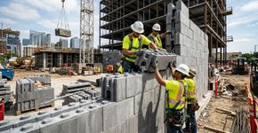 Uma invenção russa revoluciona a indústria da construção: eles criam tijolos inteligentes que permitem que casas sejam construídas cinco vezes mais rápido imitando o modelo Lego