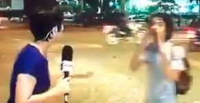 Jovem chama Globo de ‘golpista’ em transmissão ao vivo