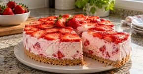 Bolo de sorvete de morango sem forno: receita fácil, rápida e deliciosa