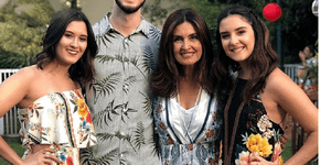 Fátima Bernardes se ‘derrete’ no aniversário dos trigêmeos