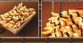 Rede de fast food vai servir batata frita com chocolate