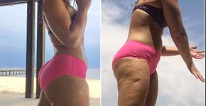 Jovem mostra como fotos podem criar ilusão de corpo perfeito