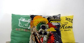 Transforme camisetas velhas em almofadas novas