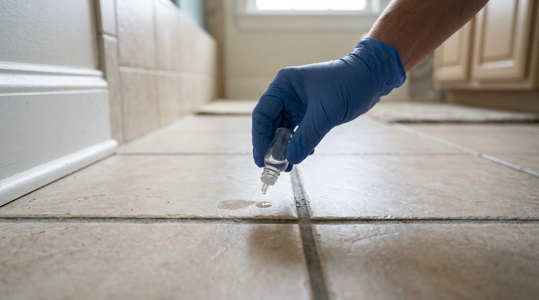 Com a superfície preparada, aplique o produto de maneira uniforme, sem formar poças profundas ou deixar áreas secas entre uma faixa e outra.