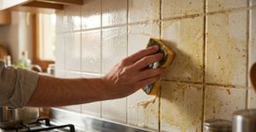 A gordura dos azulejos não sai melhor apenas com mais produto: temperatura, tempo de contato e tipo de superfície mudam o resultado