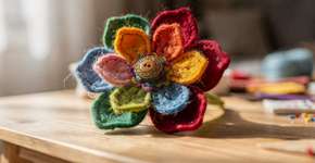 O macete para fazer flores de feltro que parecem de verdade e decoram tudo
