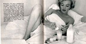 Para manter a boa forma Marilyn Monroe comia ovo cru com leite