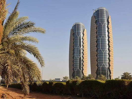 Veja o que acontece com essas torres quando o sol se aproxima (Reprodução/Aedas Architects)