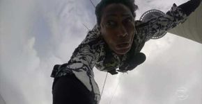Glória Maria salta de bungee jump e vira meme, óbvio