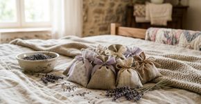Carregar um pequeno ramo de lavanda embrulhado em tecido: para que serve e por que franceses recomendam