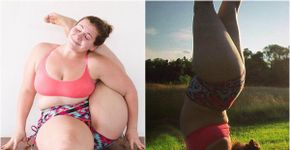 Mulher de 100 kg prova que ioga pode ser praticada por todas as pessoas